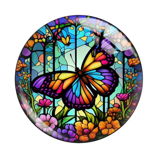 Stained Glass Butterfly Snap