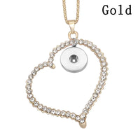 Heart Dangle Necklace in Goldtone