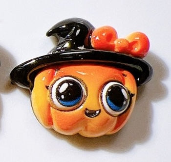 Little Lola 12mm Resin Witch Pumpkin Snap