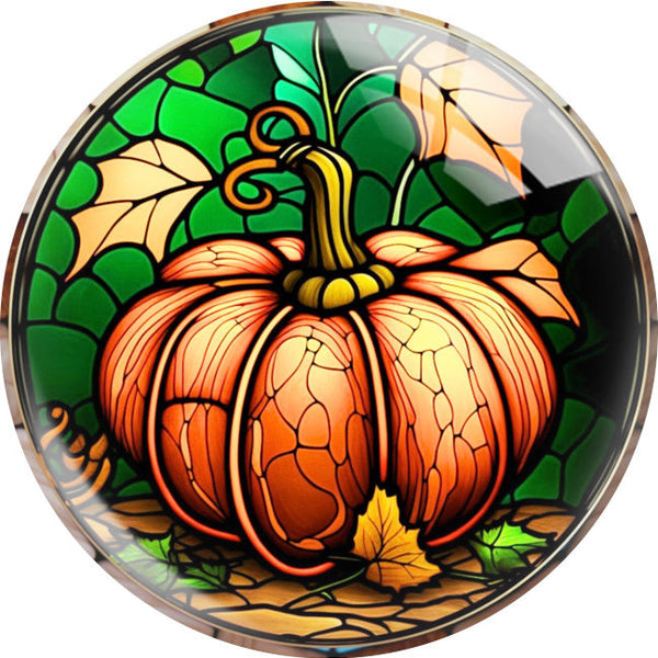 Stained Glass Pumpkin Snap