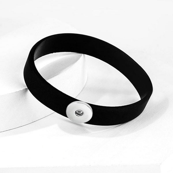 Silicone Bracelet in Black