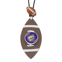 Minnesota Vikings Football Necklace & Snap Set