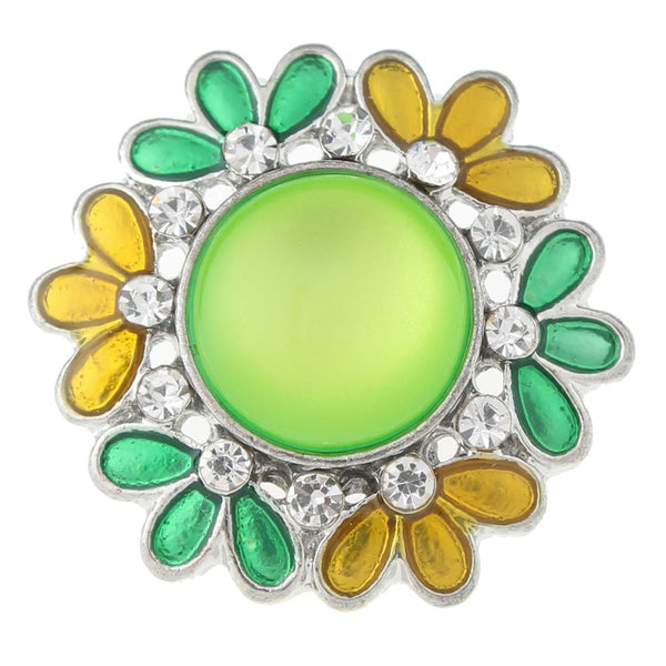 Oopsie Daisy Snap in Green/Yellow