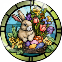 Stained Glass Easter Bunny Snap