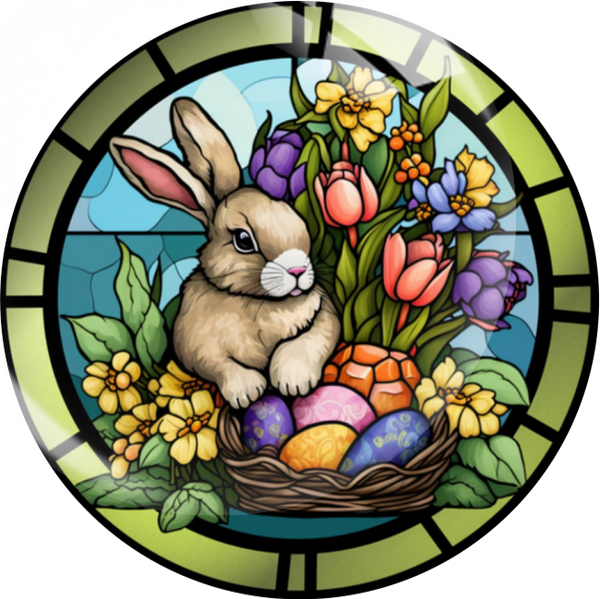 Stained Glass Easter Bunny Snap