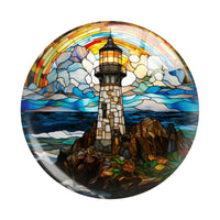 Stained Glass Lighthouse Snap