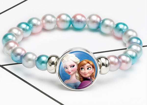 Princess Bracelet & Snap Set: Frozen’s Anna and Elsa