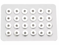 Snap Button Display Board in White