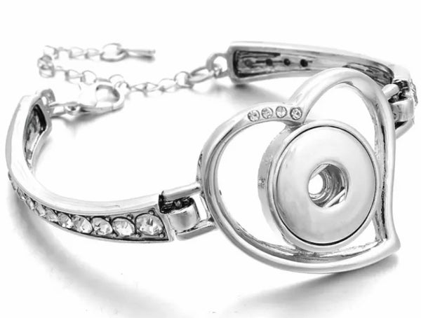 Heart Bracelet in Silver