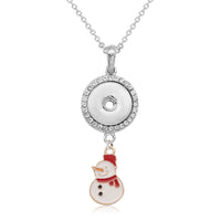 Snowman Dangle Necklace